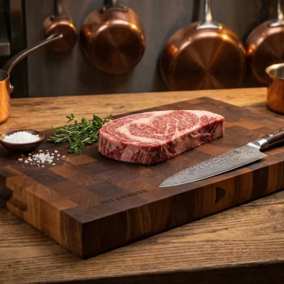Масивна Chef дъска с дръжки 54х30х4см